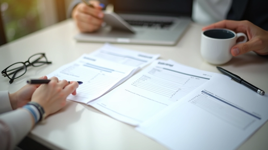 Trei documente importante stivuite pe o masă, fiecare cu role diferite și clar etichetate