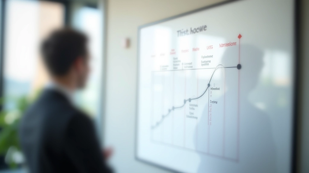 Tablă de planificare cu jaloane și termene pentru un proiect de trei luni, bine organizate și vizibile